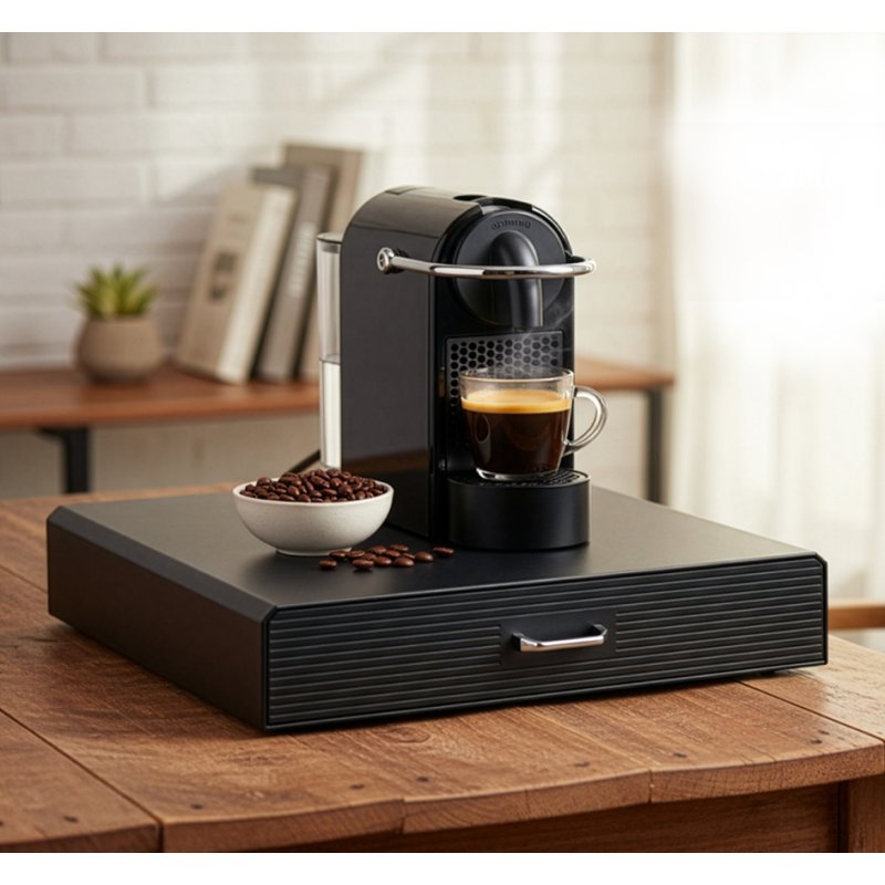 deflecto organisateur de capsules de café, polystyrène, 30 capsules